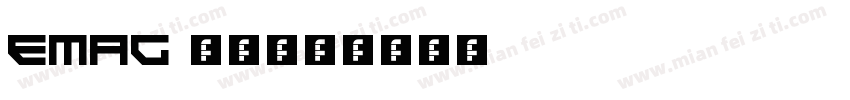 EMAG 45字体转换
